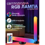 Лед лампа настольная юсб led декоративная светодиодная rgb панель ночник светильник с пультом