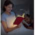 Лампа для чтения книг Аккумуляторная Перезаряжаемая Glocusent 2001 16 LED светодиодов 5 уровней свечения 3000-6000К Гибкая металлическая Clip ножка прищепка Black